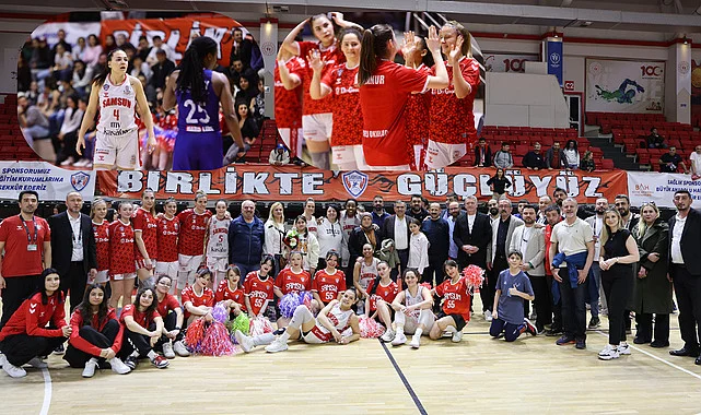 Samsun'da basketbol şöleni: Zorlu Koleji Samsun Basketbol evinde hata yapmadı!