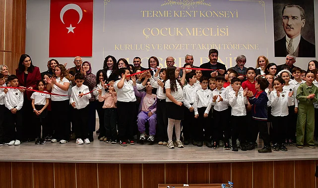 Terme'de çocuklar yönetime katılıyor