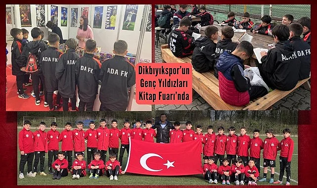Çarşamba'da Dikbıyıkspor'un Genç Yıldızları Kitap Fuarı'nda