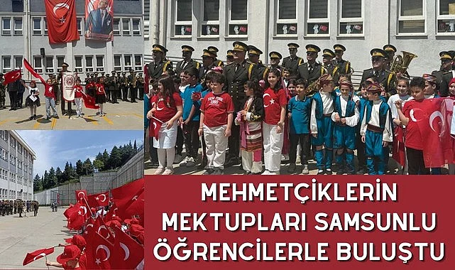 MEHMETÇİKLERİN MEKTUPLARI SAMSUNLU ÖĞRENCİLERLE BULUŞTU