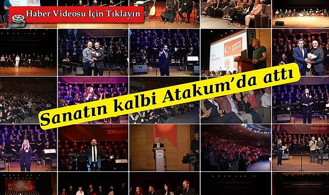 Sanatın kalbi Atakum'da attı sanatseverler mest oldu (Videolu Haber)
