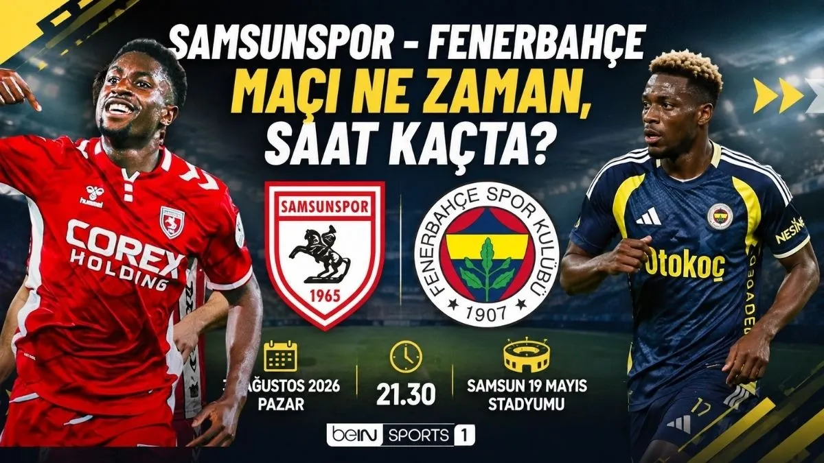 Fenerbahçe Samsunspor Maçının Kamp Kadrosu Açıklandı