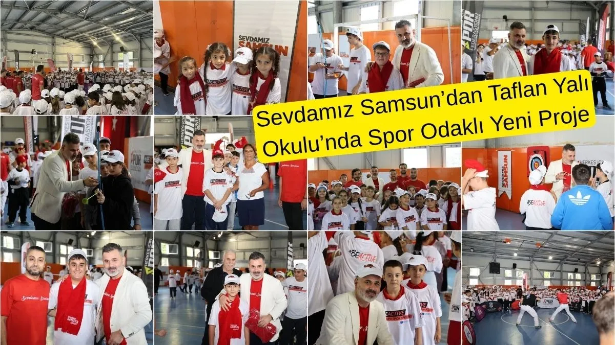 Kırsal Okullarda Yeni Dönem: Sevdamız Samsun’dan Spor Odaklı Proje