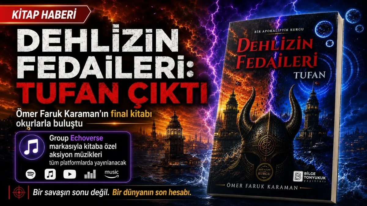 Ömer Faruk Karaman’ın Dehlizin Fedaileri Serisinin Final Kitabı TUFAN Çıktı
