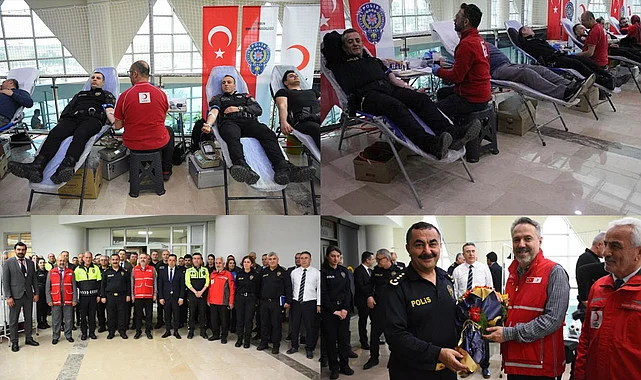 SAMSUN’DA POLİS HAFTASI: 181’İNCİ YILA 181 ÜNİTE KAN BAĞIŞI