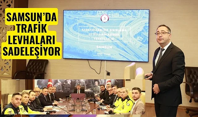 SAMSUN’DA TRAFİK LEVHALARI SADELEŞİYOR