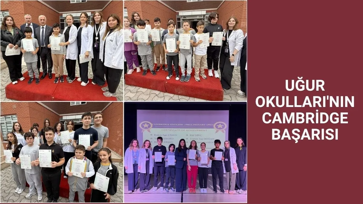 Samsun Uğur Okulları'ndan Cambridge Başarısı