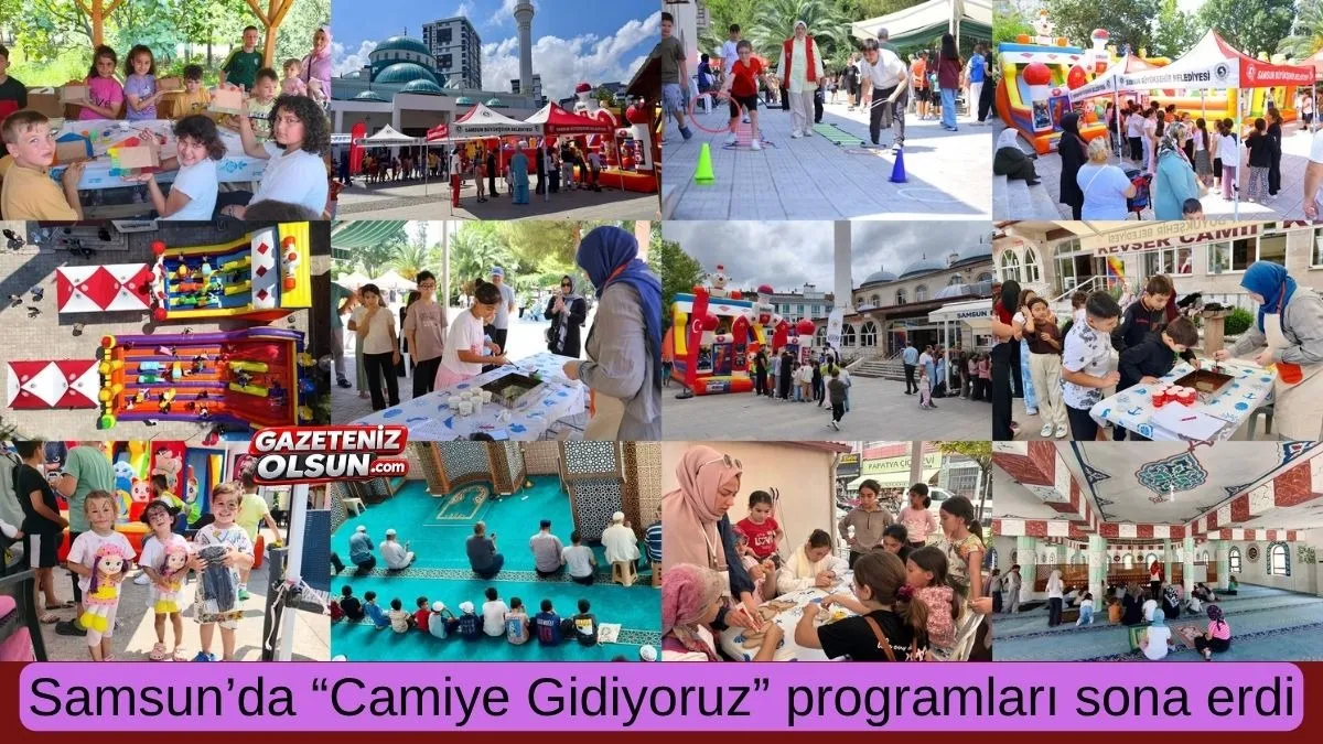 Samsun’da “Camiye Gidiyoruz” programları sona erdi
