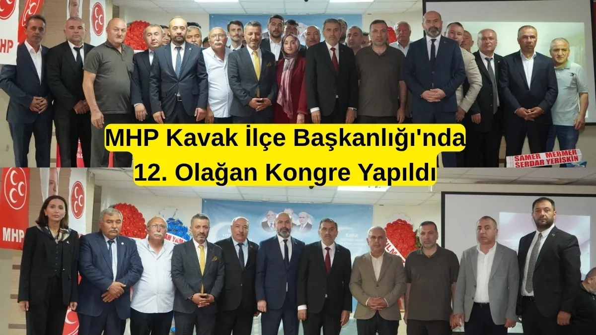 Samsun'da Ferit Candemir MHP Kavak İlçe Başkanı oldu
