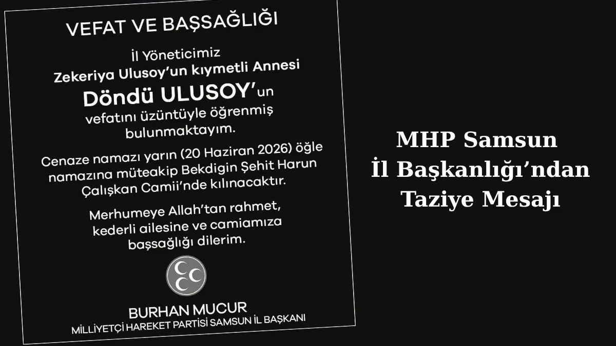 Samsun'da Ulusoy Ailesi'nin acı günü