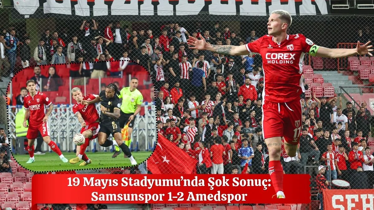 Samsunspor’da Kırmızı Kart Kabusu! Amedspor 3 Puanı Aldı