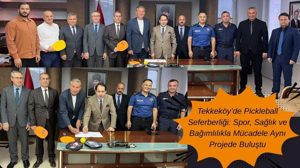 Tekkeköy’de Pickleball Seferberliği: Spor, Sağlık ve Bağımlılıkla Mücadele Aynı Projede Buluştu