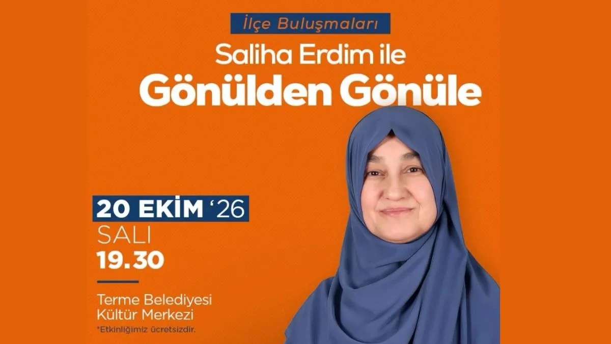 Terme Etkinlik Haberleri - Saliha Erdim ile Gönülden Gönüle Terme'de