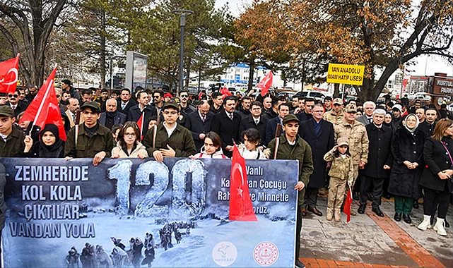 VAN’DA DONARAK ŞEHİT OLAN 120 KAHRAMAN ÇOCUK UNUTULMADI