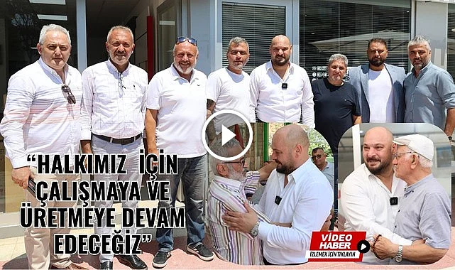 Başkan Türkel: Halkımız için çalışmaya ve üretmeye devam edeceğiz