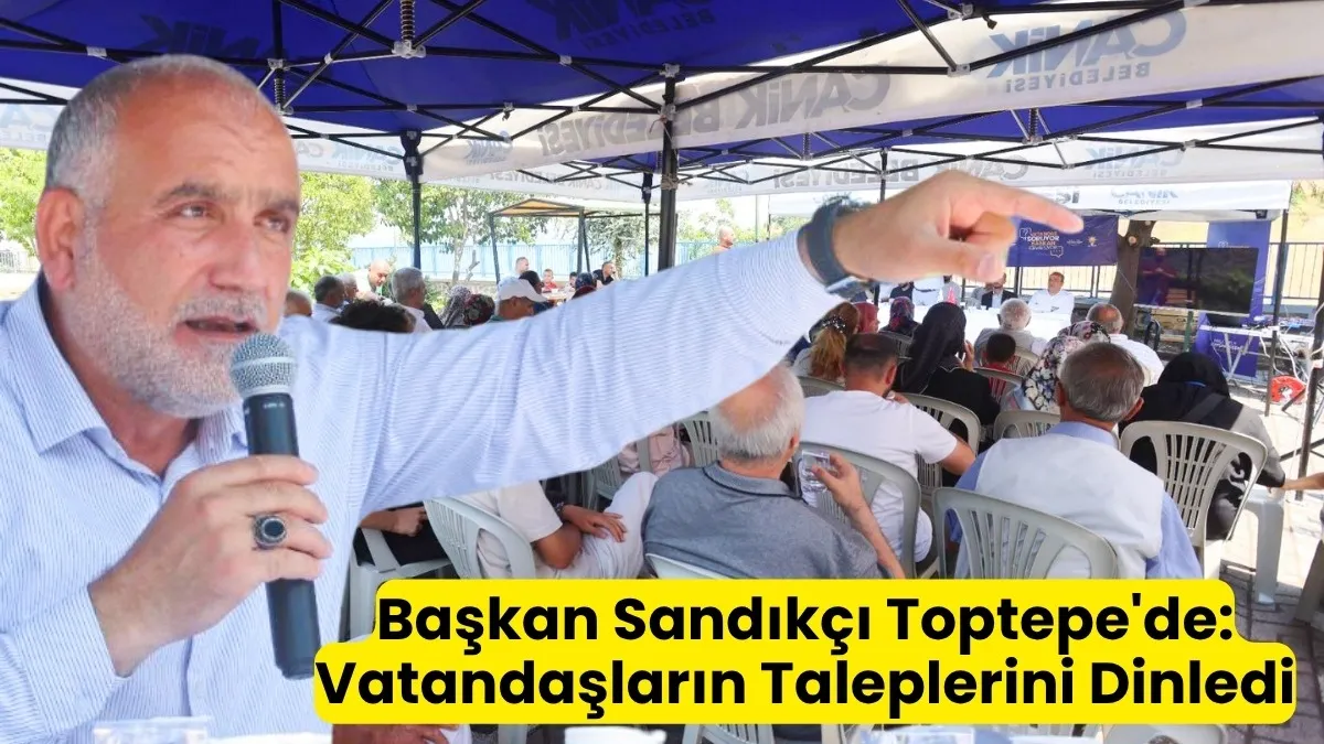 Canik Toptepe'de Vatandaş Sordu, Başkan Sandıkçı Cevapladı