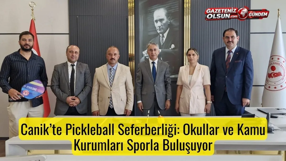 Canik’te Pickleball Seferberliği: Okullar ve Kamu Kurumları Sporla Buluşuyor