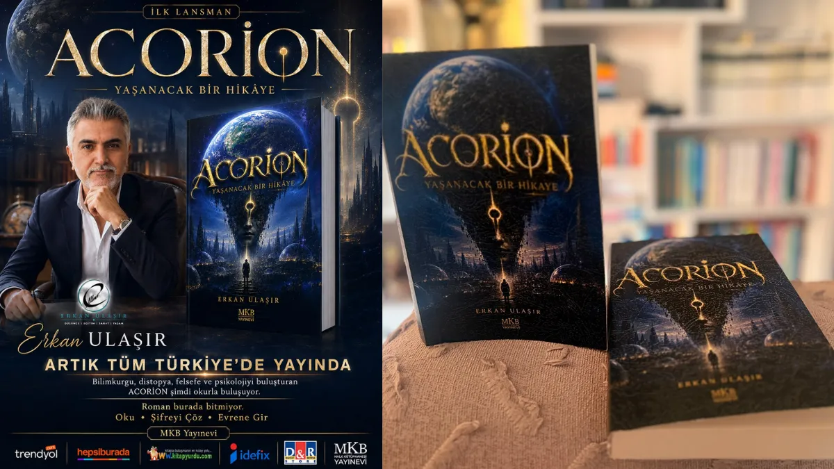 Erkan Ulaşır'ın yerli Bilimkurgu-Distopya romanı Acorion okurla buluştu