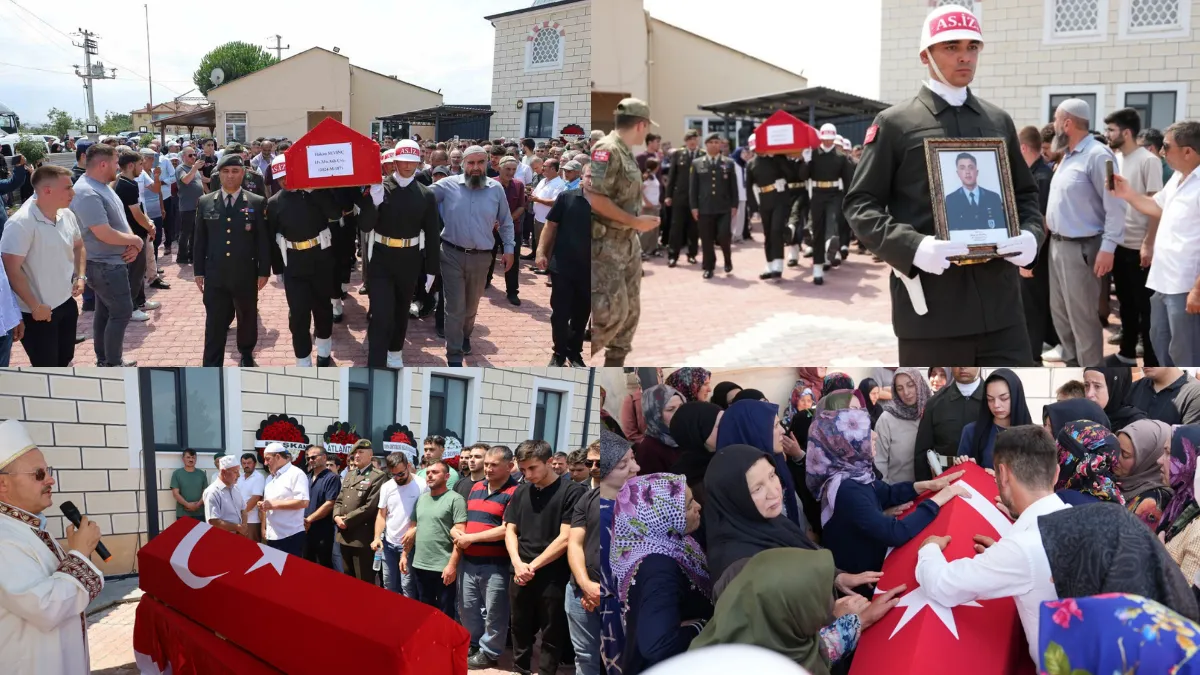 KAZADA ÖLEN BAFRALI ASTSUBAY SON YOLCULUĞUNA UĞURLANDI