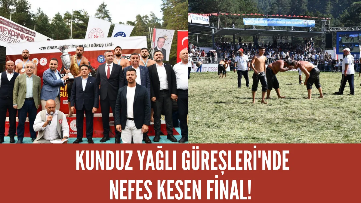 Kunduz Yağlı Güreşleri'nde nefes kesen final!