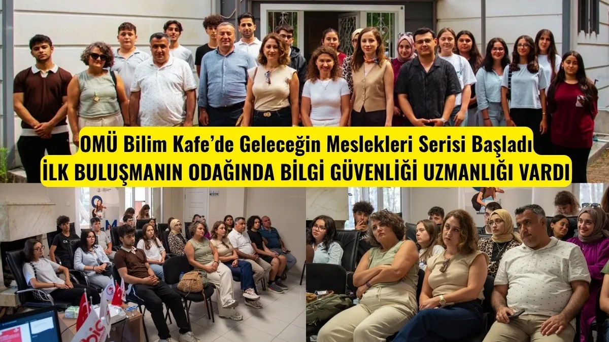 Samsun'da Bilim Kafe'de söyleşi Bilgi güvenliği uzmanı nasıl olunur?